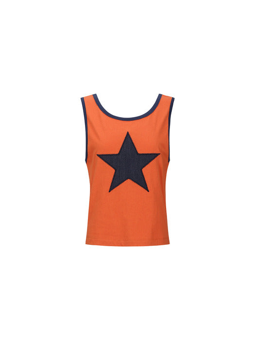 [andersson bell] SEVIGNY LAYERED T-SHIRT atb1312w(ORANGE)