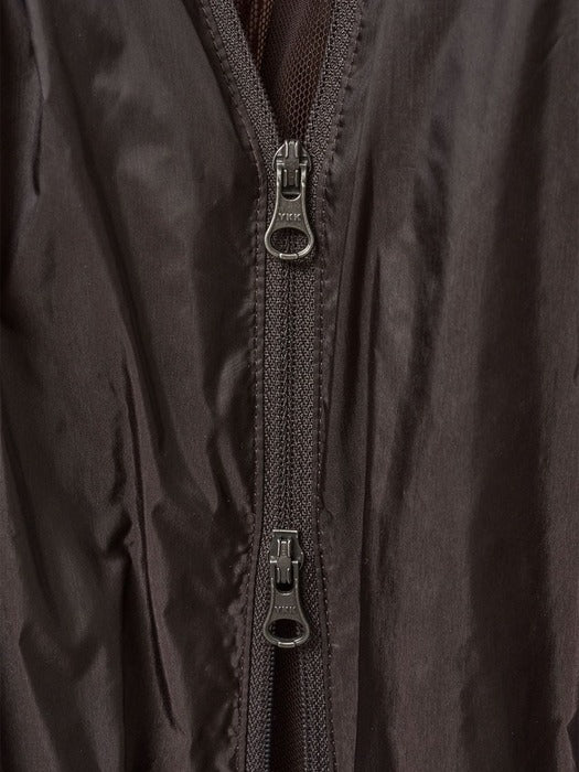 [amomento] NECK SHIRRING VOLUME JUMPER_DARK BROWN