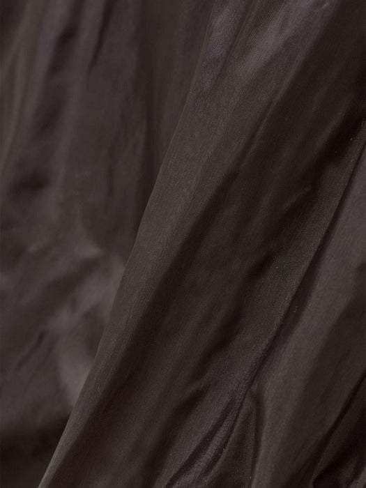 [amomento] NECK SHIRRING VOLUME JUMPER_DARK BROWN