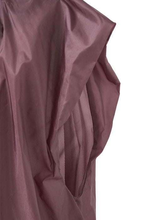 Amomento Nylon Volume Shirring Top - Purple