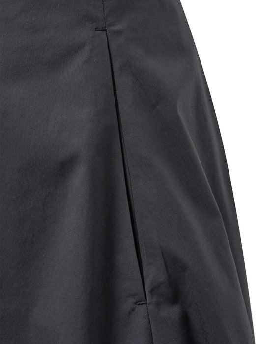 Amomento Cotton Volume Shirring Shorts - Charcoal