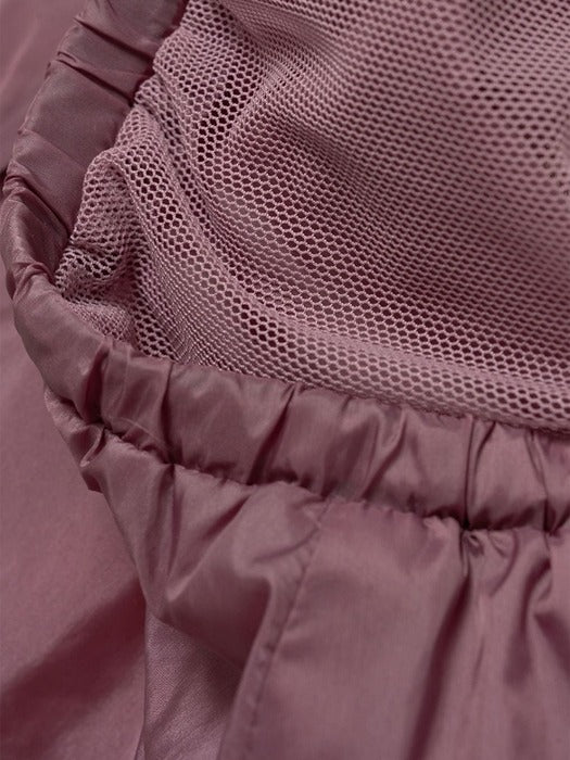 [amomento] NYLON SHIRRING SHORTS_PURPLE