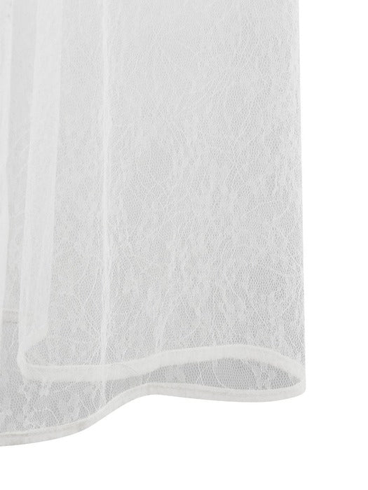 [amomento] SHEER LACE LONG SKIRT_WHITE