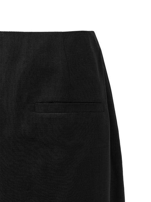 Amomento Sheer Maxi Long Skirt - Black