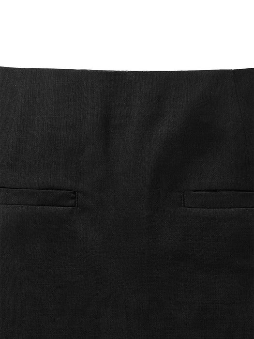 [amomento] SHEER MAXI LONG SKIRT_BLACK