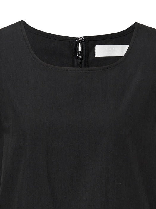 [amomento] VOLUME MINI DRESS_BLACK