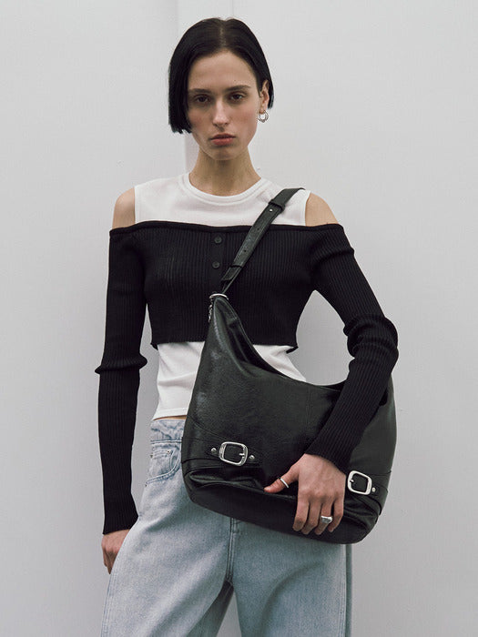 [raive] Birdy Shoulder in Black UB5SB078-10