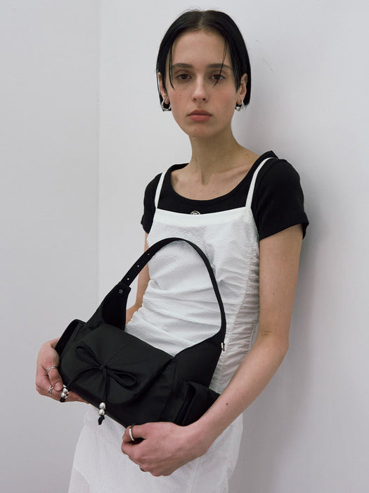 [raive] Cheryl Shoulder Nylon in Black Uf5Sb084-10