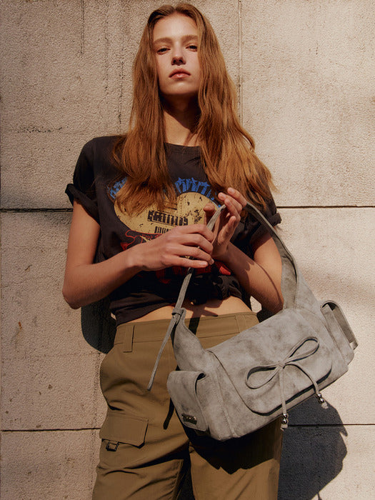 [raive] Cheryl Shoulder in Stone Grey UB5SB085-8X