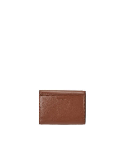 [vunque] Occam Lune Folded Half Wallet Camel