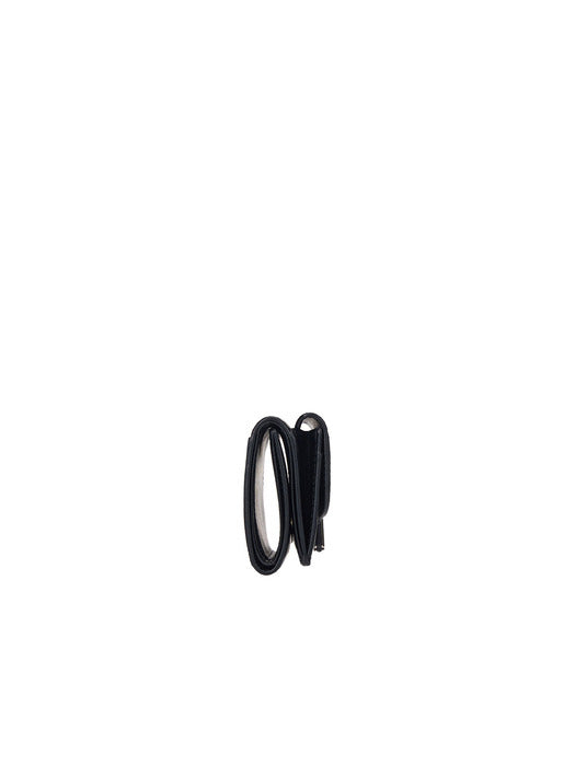 Vunque Occam Lune Folded Half Wallet (Occam Lune 3-Section Half Wallet) Black