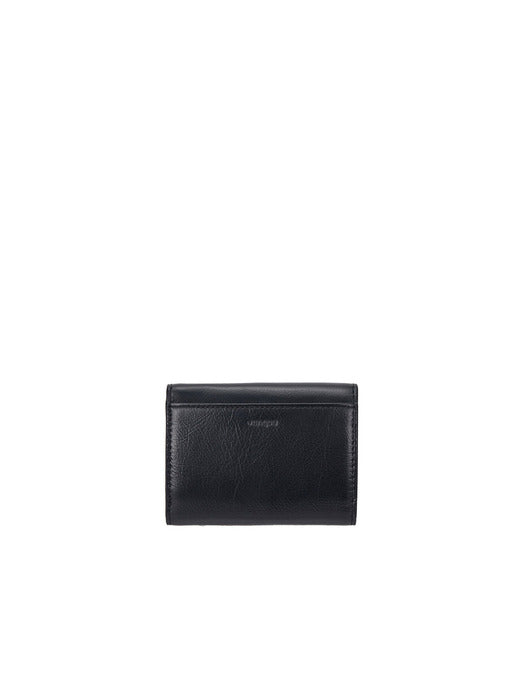 Vunque Occam Lune Folded Half Wallet (Occam Lune 3-Section Half Wallet) Black