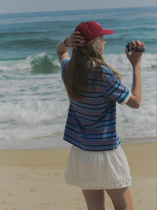 [TILLIDIE] Shirring volume skirt TISU02SK01_Ivory