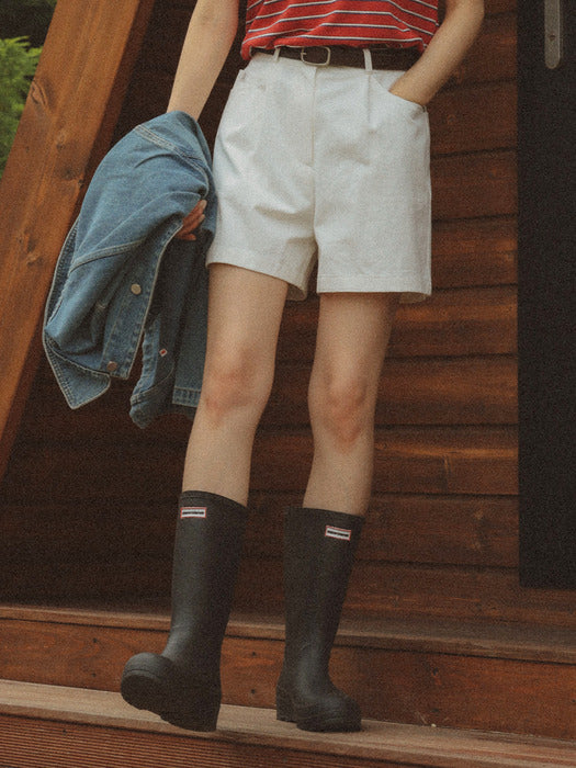 [TILLIDIE] Classic short pants TISU02PT01_Ivory
