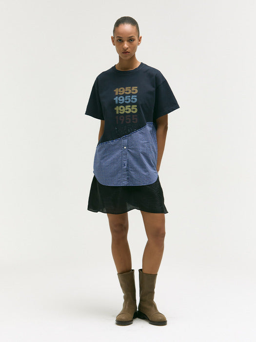 1955 SHIRTS T-SHIRT_navy