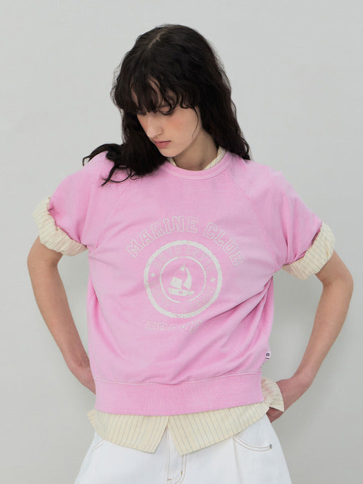Grove 25Ss Grove Marine Club T-Shirt (Pink)