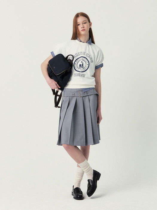 [grove] 25Ss Grove Marine Club T-Shirt (Ivory)