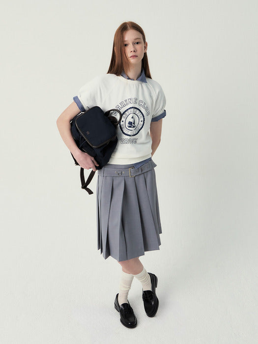 [grove] 25Ss Grove Marine Club T-Shirt (Ivory)