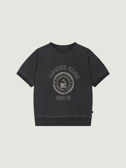 Grove 25Ss Grove Marine Club T-Shirt (Charcoal)