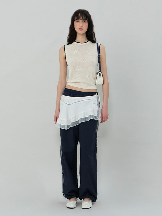 Grove 25Ss Dani Lap Skirt (Ivory)
