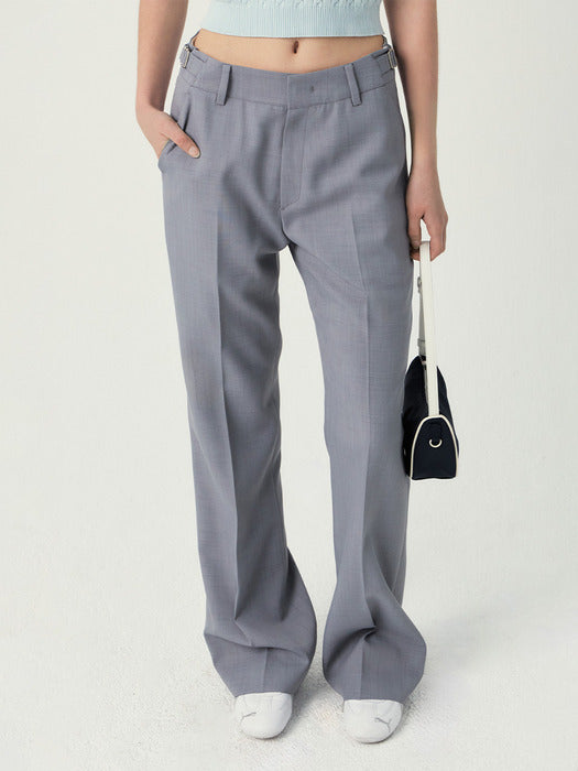 Grove 25Ss York Boots Cut Pants (Light Grey)