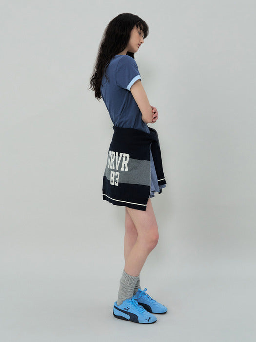 Grove 25Ss Sienna Shawl Muffler (Navy)