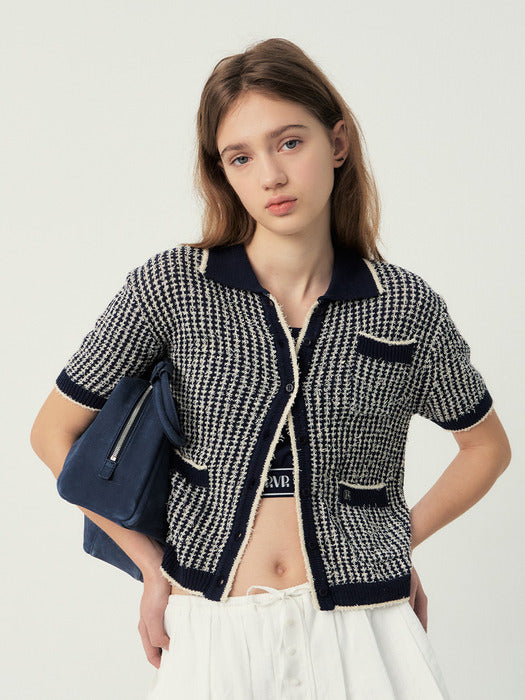 Grove 25Ss Phoebe Cardigan (Navy)