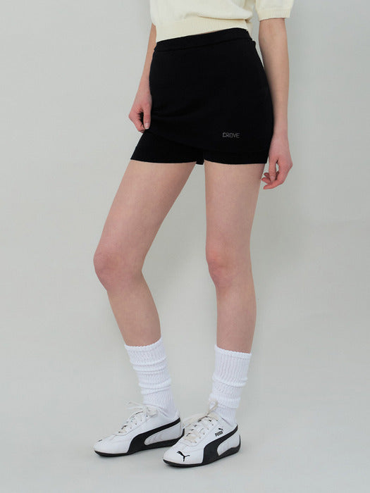 [grove] 25Ss Remy Knit Skirt (Black)