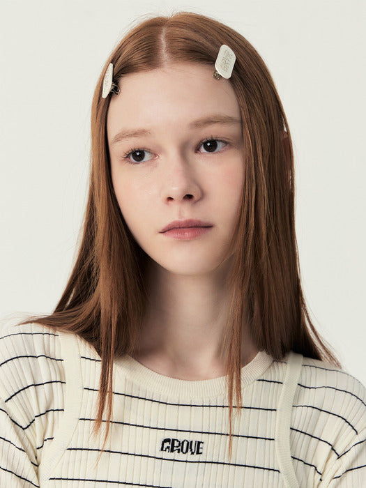 Grove 25Ss Grvr Jules Hair Pin (Ivory)