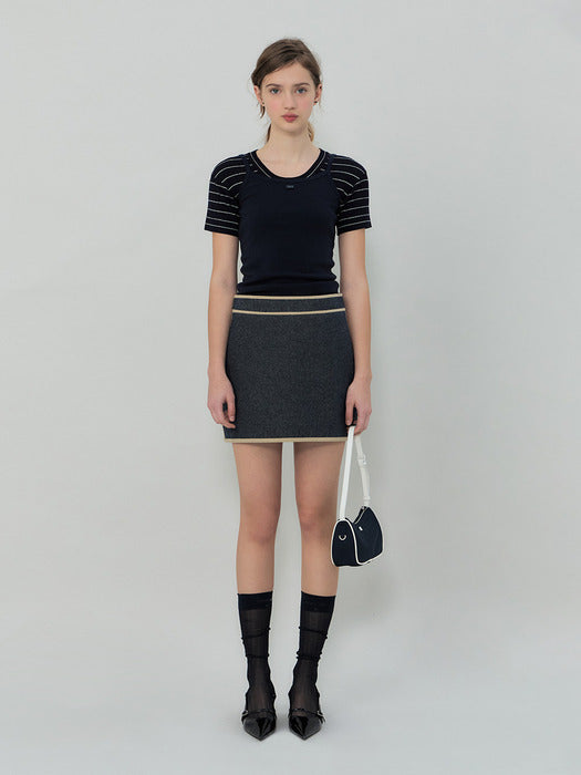 Grove 25Ss Cleo Skirt (Deep Blue)
