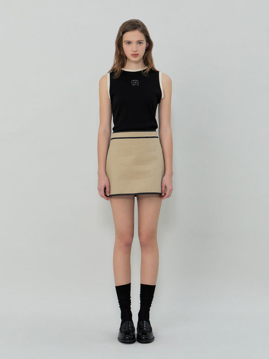 [grove] 25Ss Cleo Skirt (Beige)