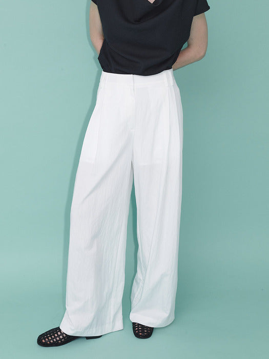 Loeuvre Wide Two-Tuck Pants