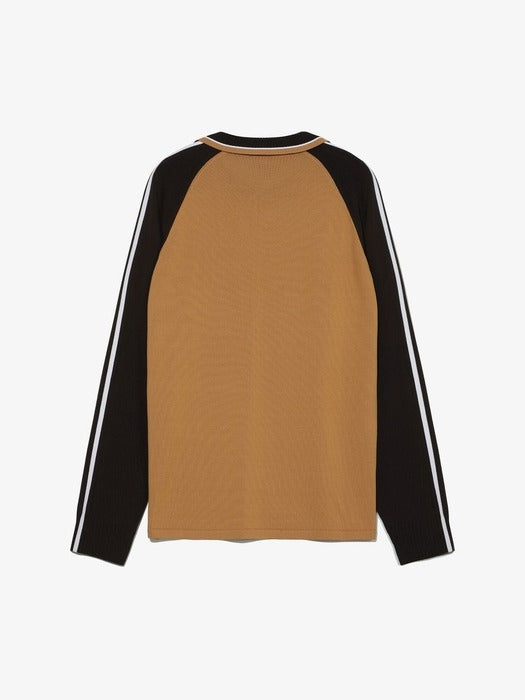F+ LINE COLOR BLOCK SQUADRA KNIT POLO_FO252ST10X002_734