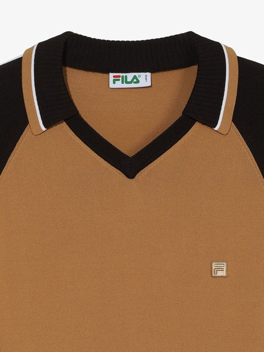 F+ LINE COLOR BLOCK SQUADRA KNIT POLO_FO252ST10X002_734