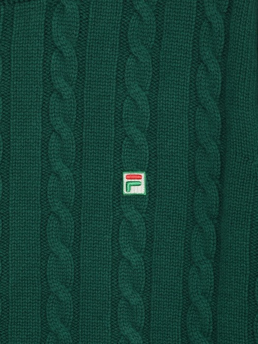 F+ CABLED KNITTED CREWNECK_FO252ST10X003_370