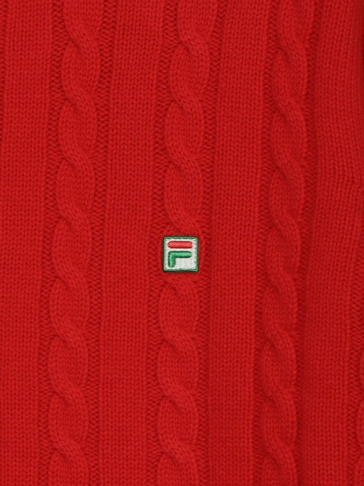 F+ CABLED KNITTED CREWNECK_FO252ST10X003_613