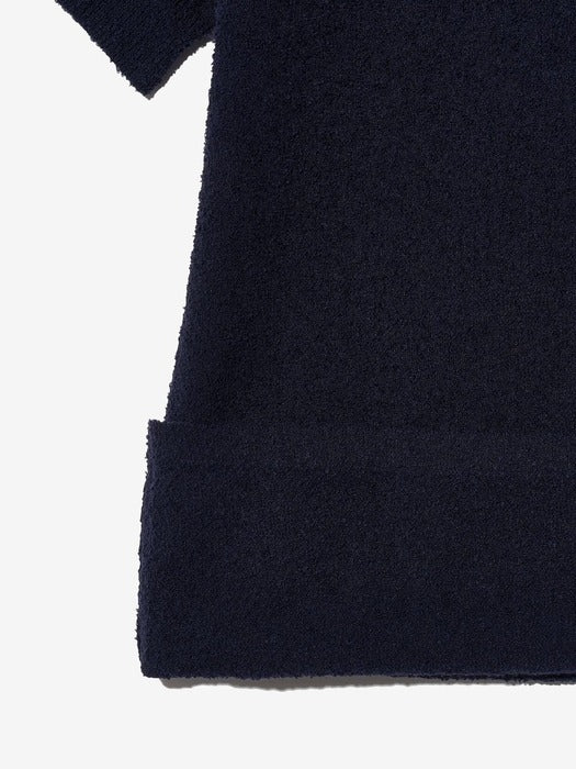 F+ COLOR BLOCK BOUCLE KNIT POLO_FO252TS10X003_473