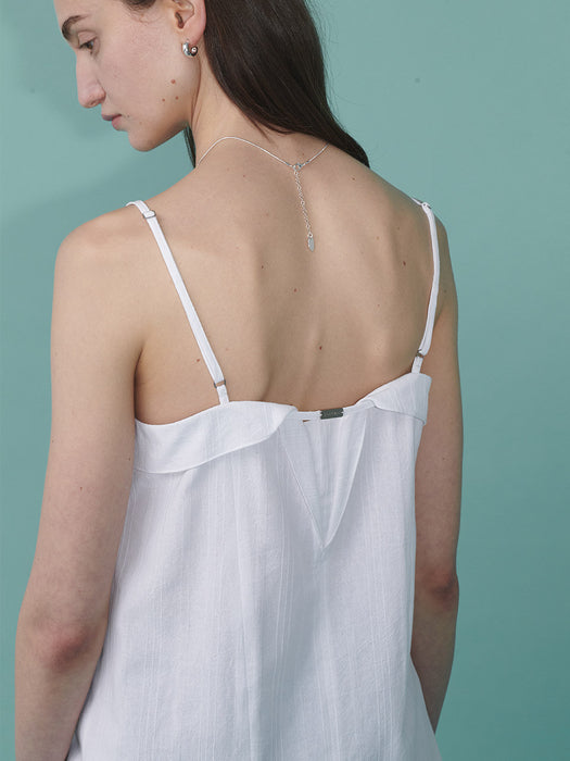 Loeuvre Jacquard Cotton Sleeveless Blouse