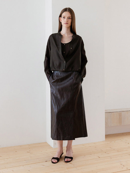 Loeuvre Sheer Layered Blouse