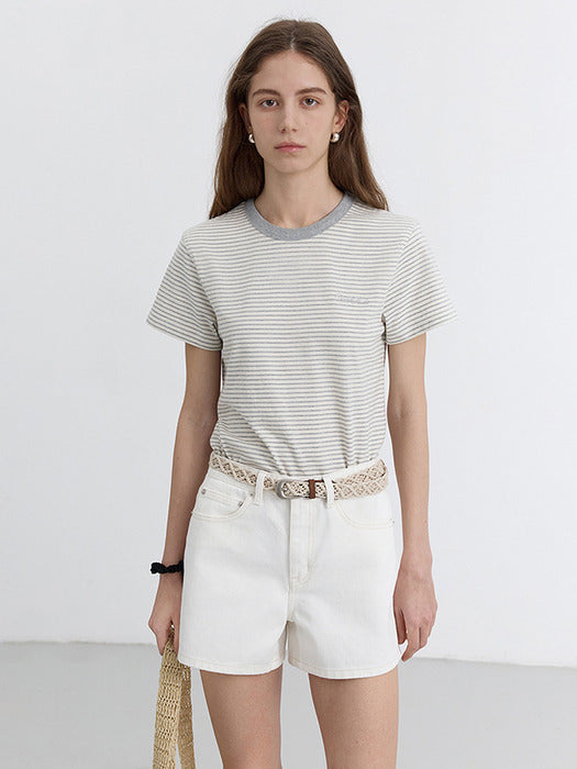 [dunst] HANDCRAFTED WEAVING CROCHET BELT ECRU_UDBE5E210CR