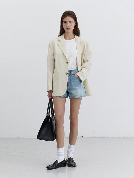 [dunst] MINI DENIM SHORTS LIGHT BLUE_UDPA5B232B1