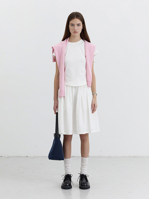 Dunst Midi Full Skirt Ivory
