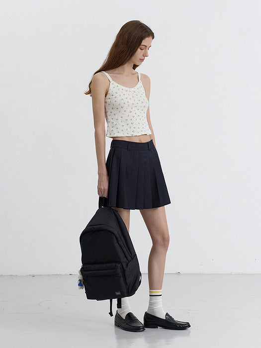 [dunst] POINTELLE SLEEVELESS TOP CREAMFLOWER_UDTS5B221CR