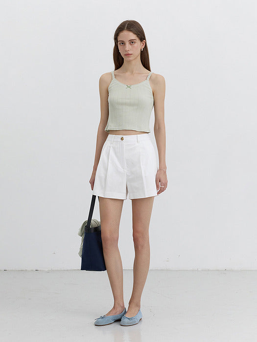Dunst Pointelle Sleeveless Top Mint