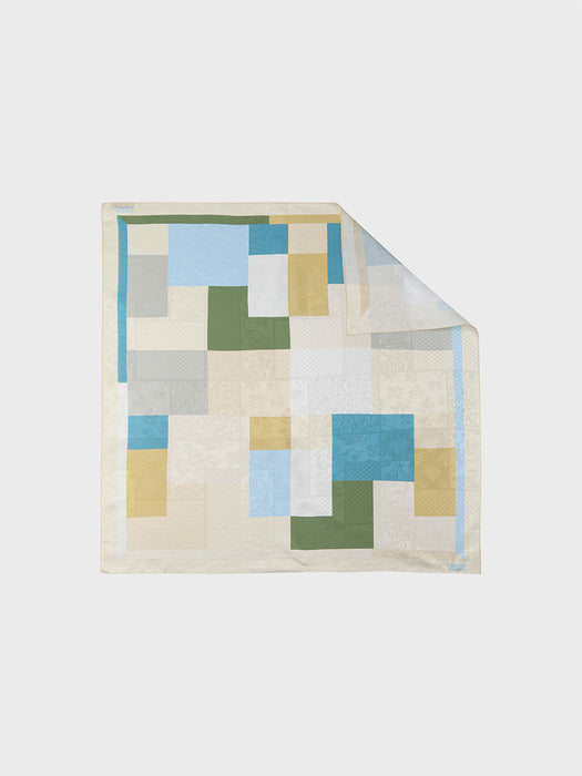 Eenk Small Silk Scarf - Ivory