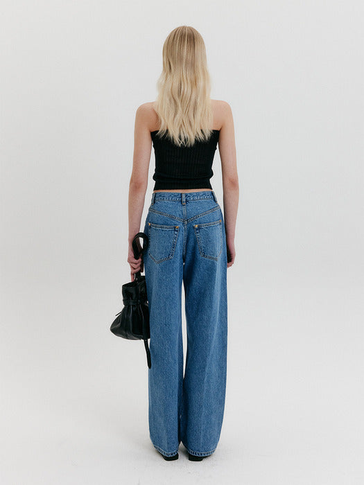 Eenk Ribbed Tube Top - Black