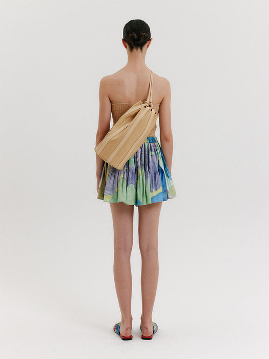 Eenk Ribbed Tube Top - Beige
