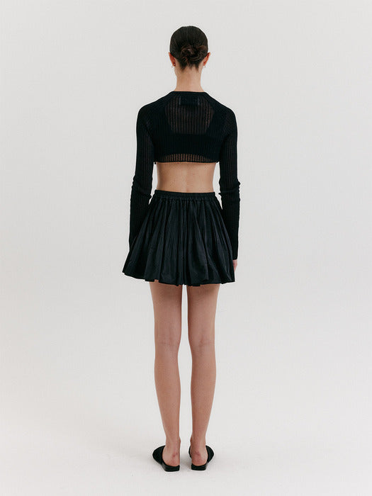 Eenk Pleats Shorts - Black