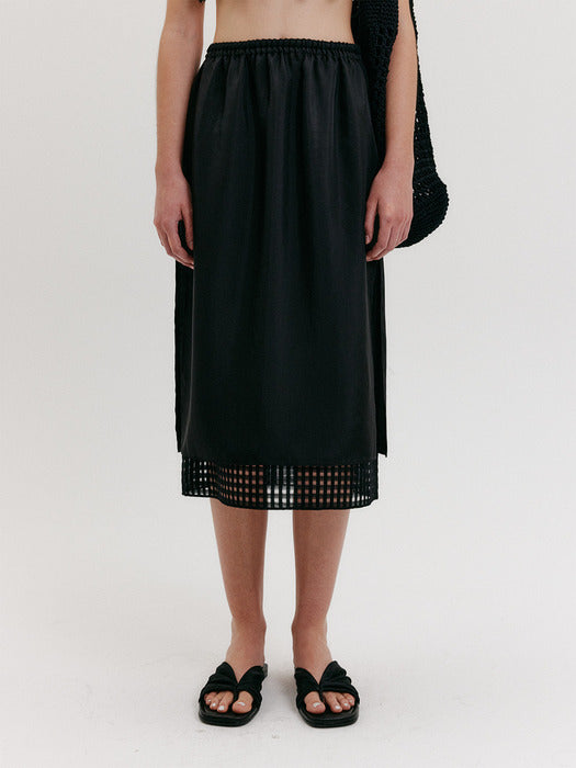 Eenk Layered Skirt - Black