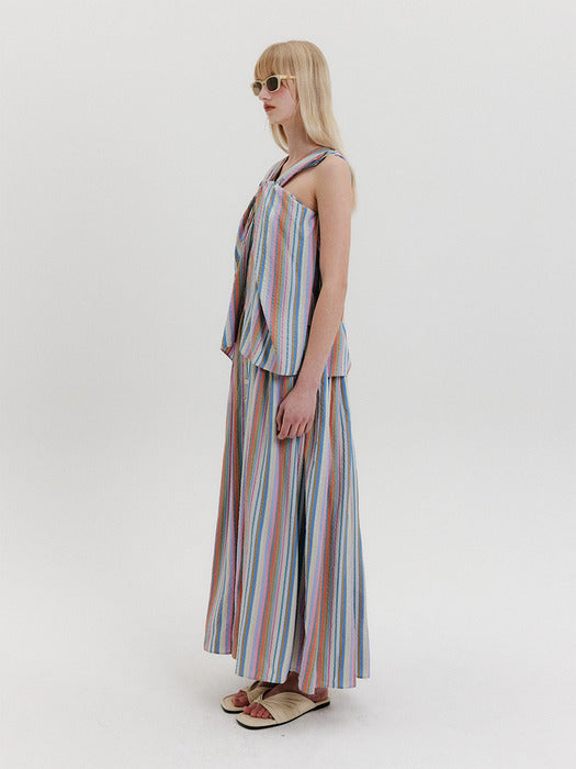 Eenk Knotted Long Dress - Multi
